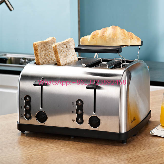 Toaster 4 Slice - Torradeira Elétrica e Grill para 4