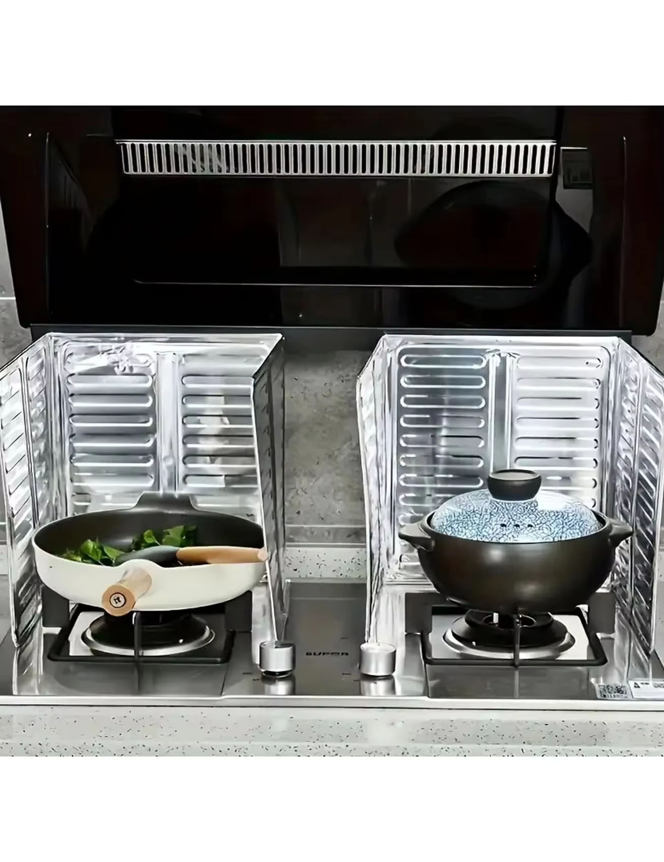 Kitchen Appliances Gas Stove - 3 Peças de Protetor de Óleo