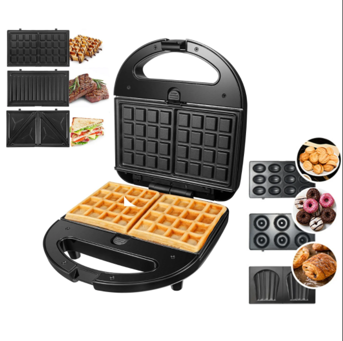 Toaster 4 Slice - 6 em 1 máquina de fazer