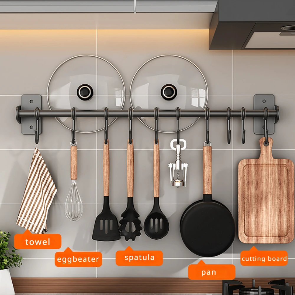 Kitchen Appliances Storage - Rack de gancho de cozinha sem