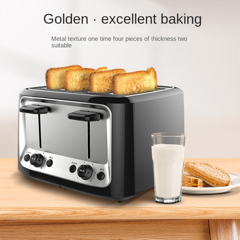 Toaster 4 Slice - Torradeira multifuncional para café da manhã