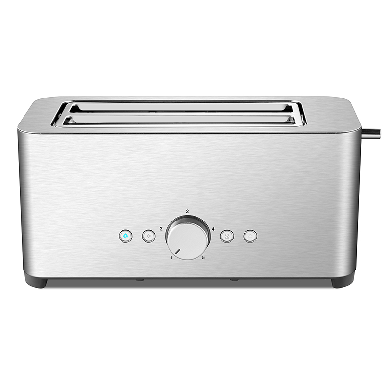 Toaster 4 Slice - Torradeira Elétrica Automática de Aço Inoxidável