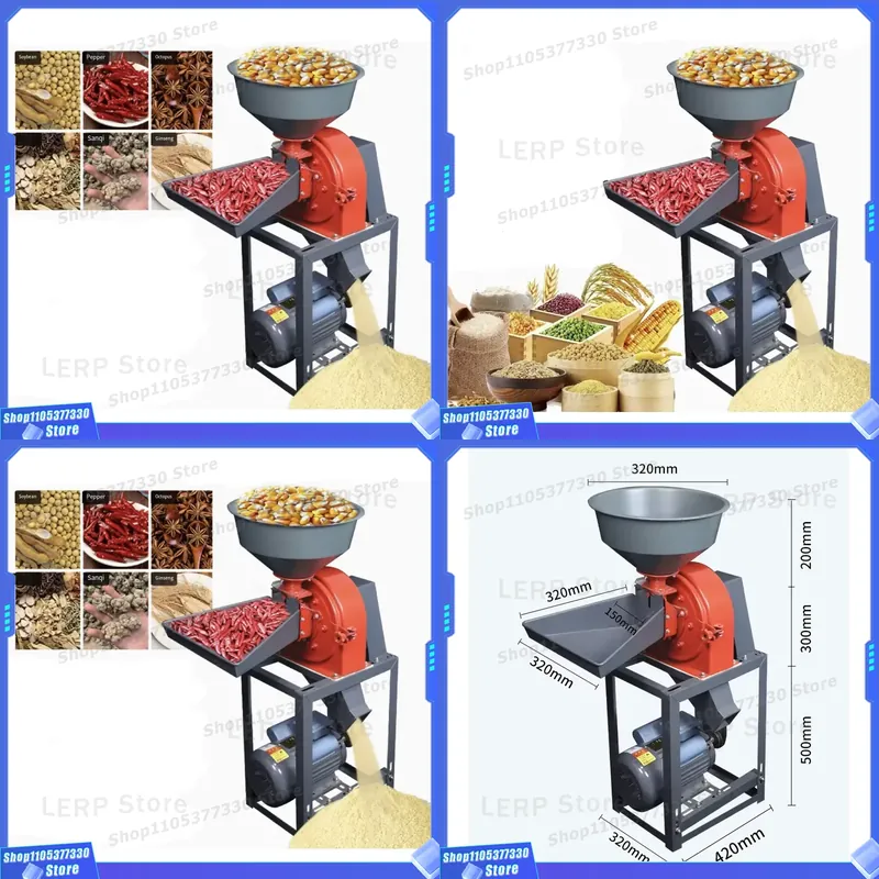 Kitchen Appliances Direct - Moedor de Grãos Elétrico Doméstico, Máquina