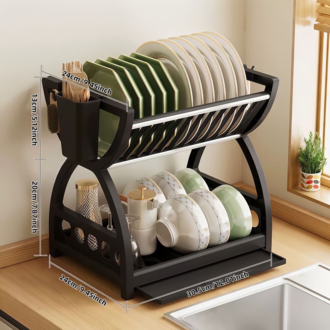Escorredor de Louça Compacto d - Kitchen Appliances Storage avaliação e preço