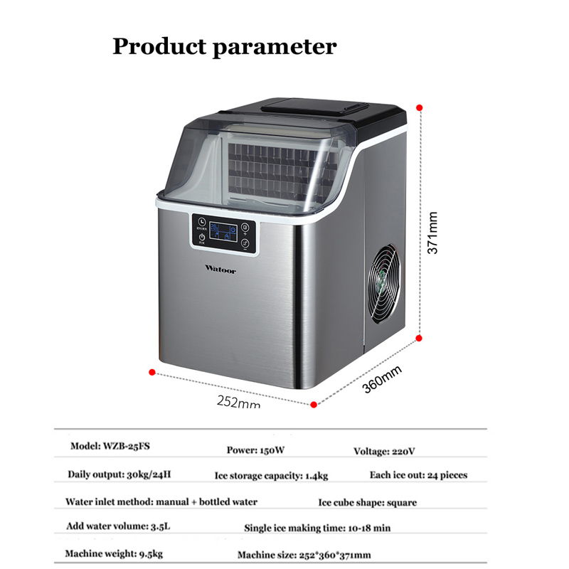 Máquina de Gelo PBOBP 30KG com - Kitchen Appliances Commercial avaliação e preço