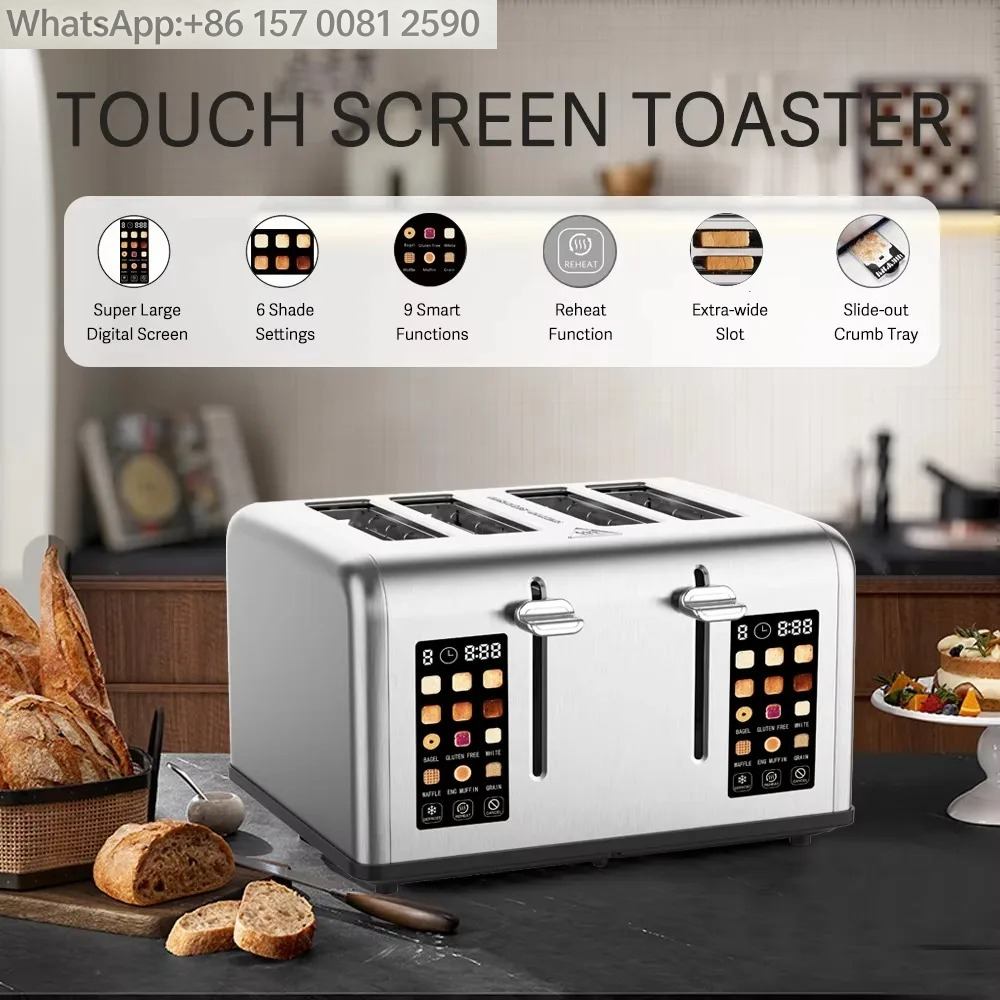 Torradeira Elétrica com Tela D - Toaster 4 Slice avaliação e preço