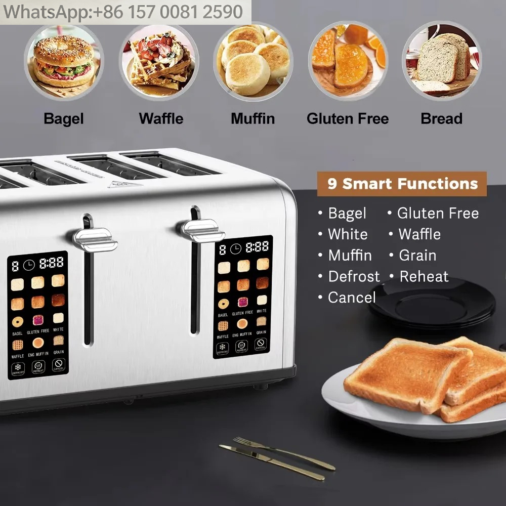 Torradeira Elétrica com Tela D - Toaster 4 Slice avaliação e preço