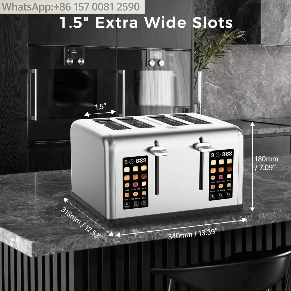 Torradeira Elétrica com Tela D - Toaster 4 Slice avaliação e preço