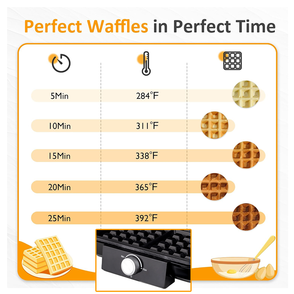 Máquina de waffle belga de 4 f - Toaster 4 Slice avaliação e preço
