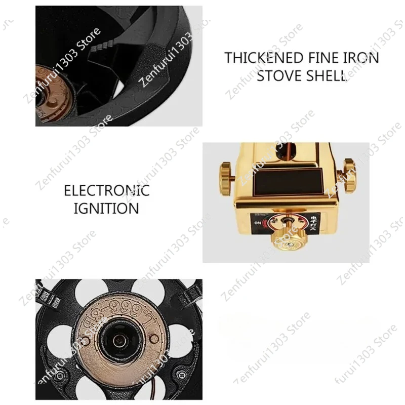 Fogão a Gás Comercial de Alta  - Kitchen Appliances Gas Stove avaliação e preço