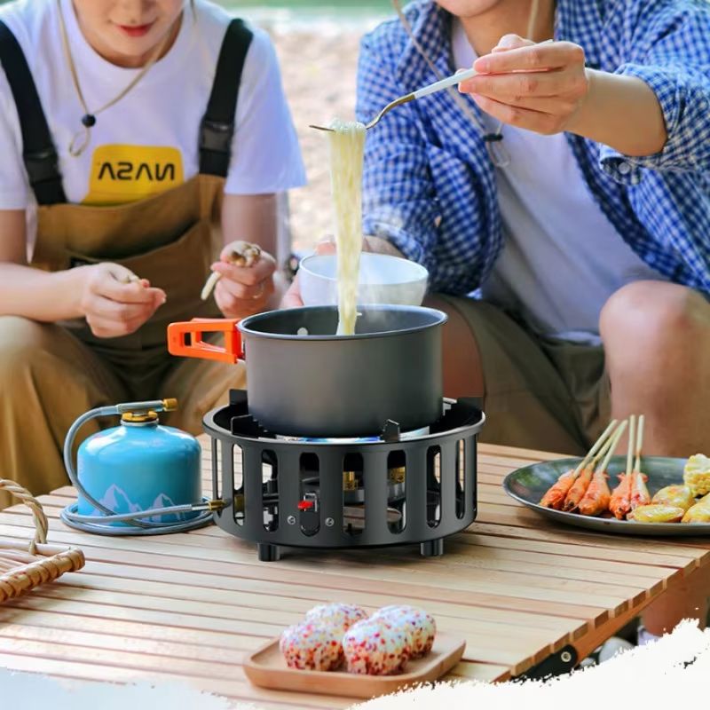 Fogão Portátil de Camping de A - Kitchen Appliances Gas Stove avaliação e preço