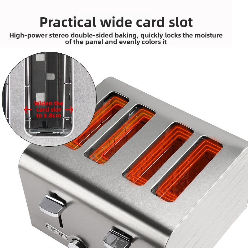 Torradeira Automática de Aço I - Toaster 4 Slice avaliação e preço