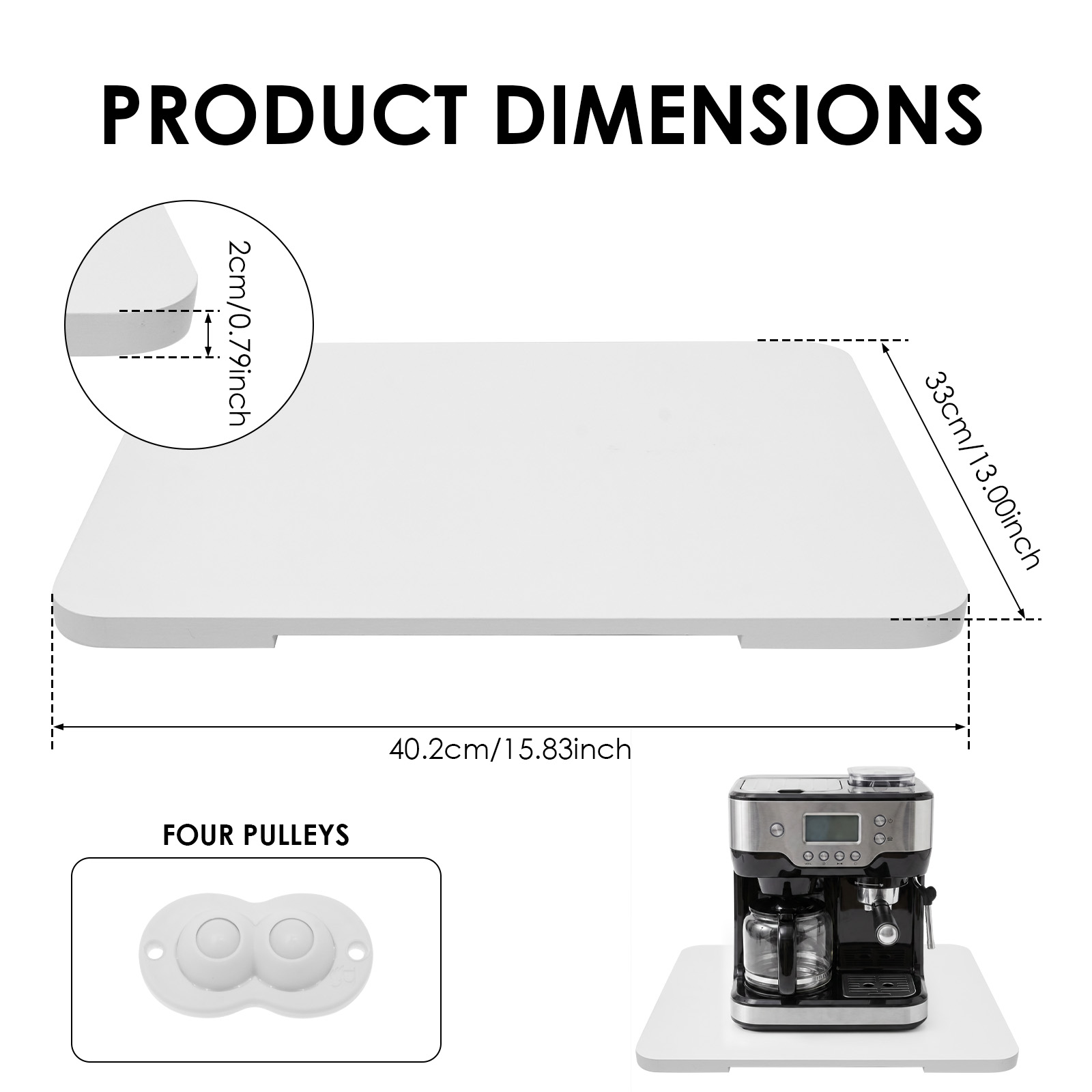 Bandeja Deslizante para Eletro - Kitchen Appliances Storage avaliação e preço