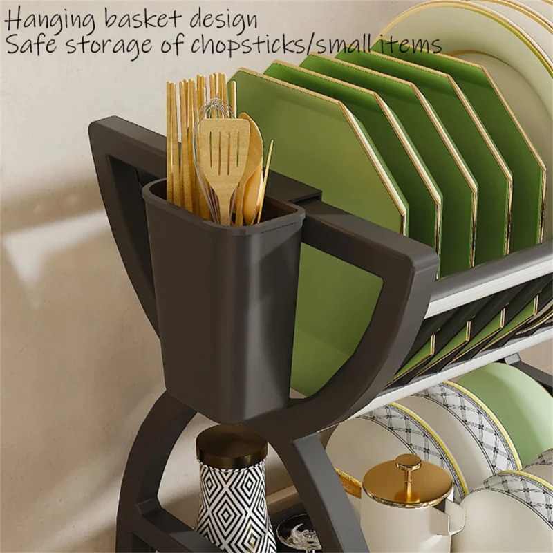 Escorredor de Louça de 2 Nívei - Kitchen Appliances Storage avaliação e preço